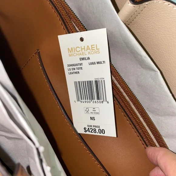 Michael Kors Emilia Tote Leather Bag